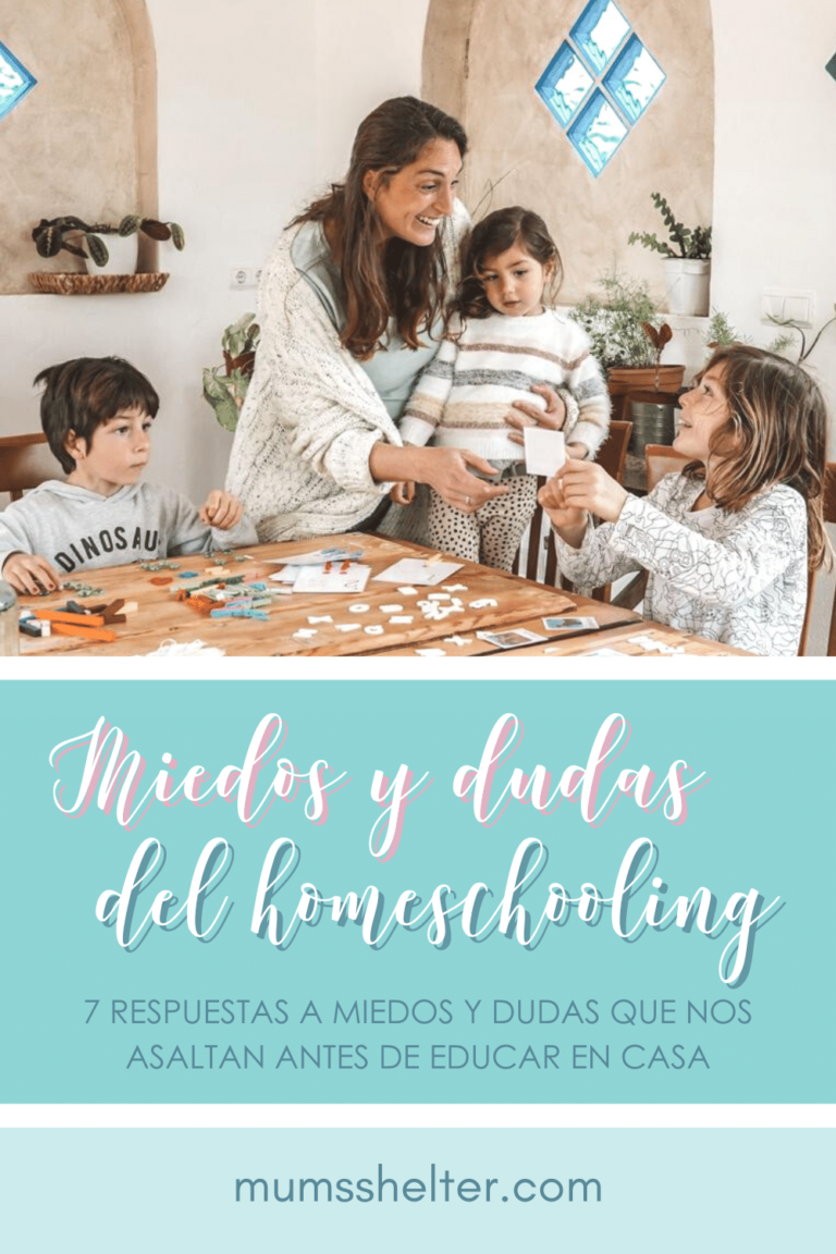 miedos y dudas sobre homeschooling pinterest