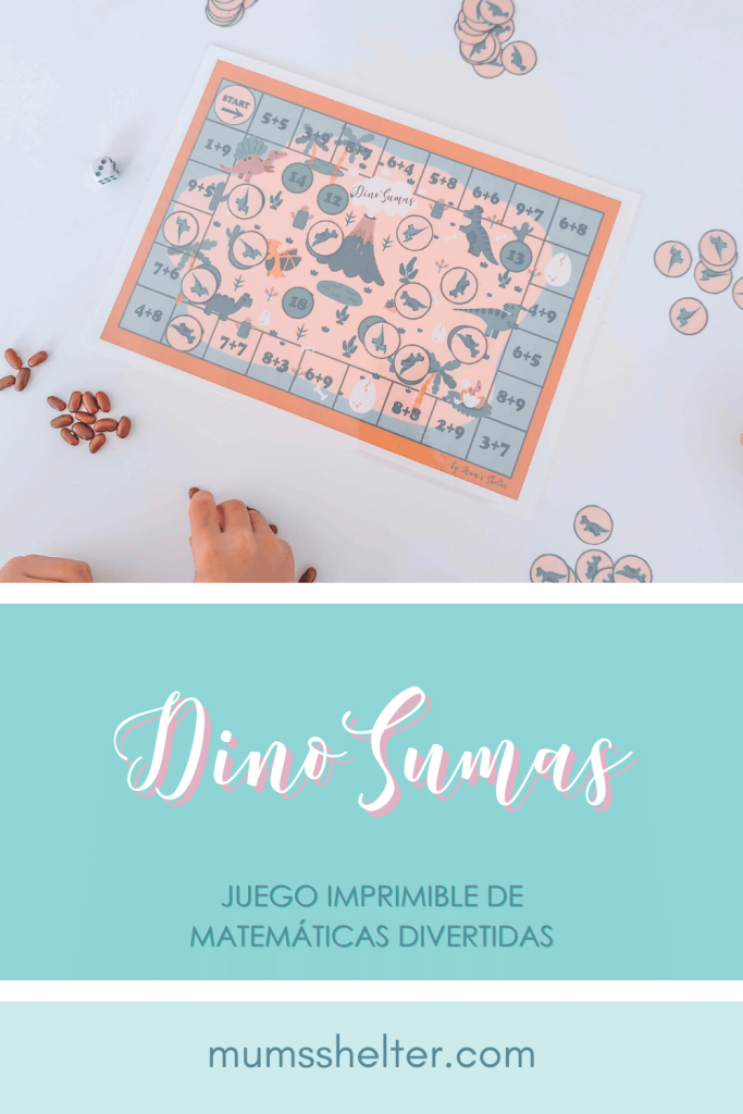 DinoSumas · Un juego de Matemáticas divertidas