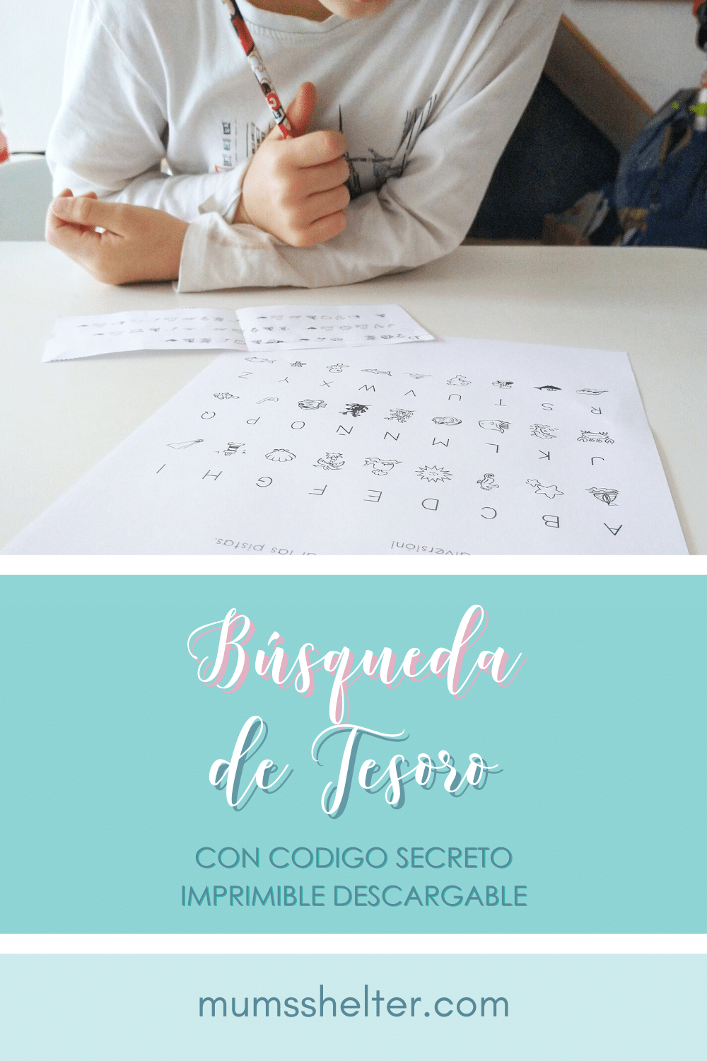 Búsqueda del Tesoro · Nuevo imprimible