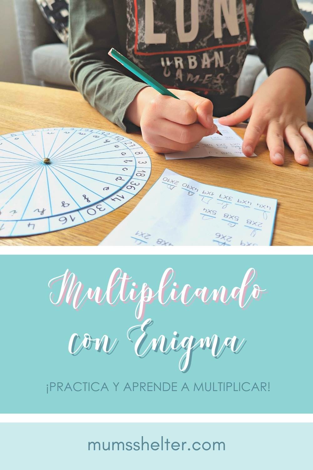 Aprender a multiplicar con el imprimible Pinterest